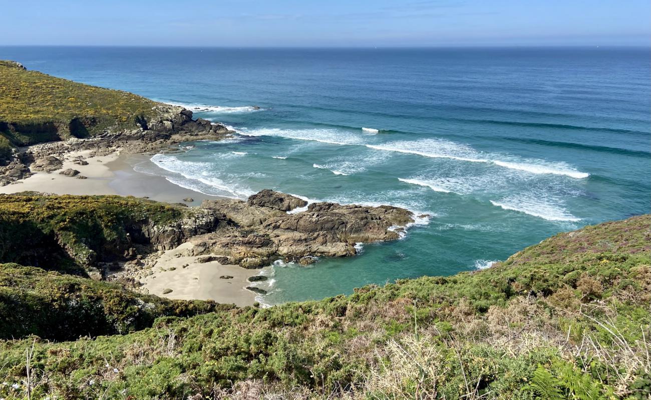 Praia de Area Grande'in fotoğrafı parlak kum yüzey ile