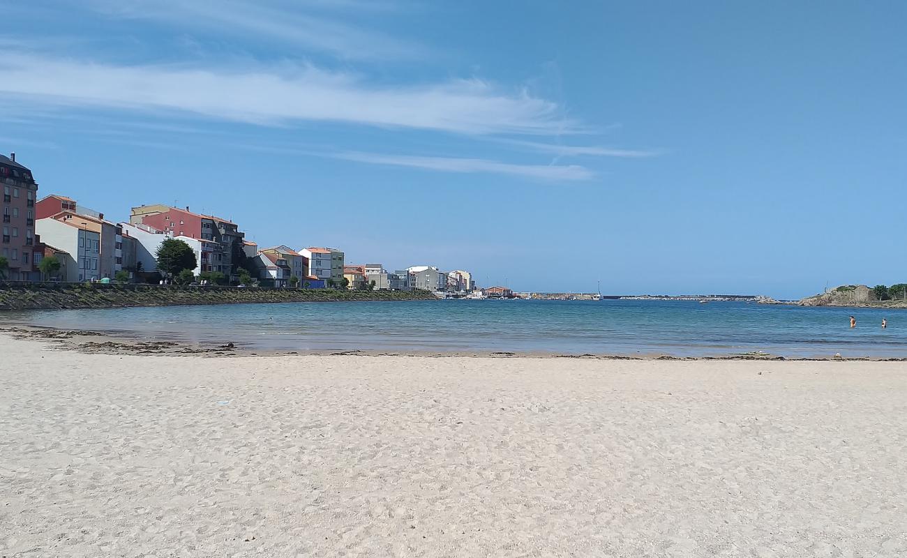 Praia de Camelle'in fotoğrafı parlak kum yüzey ile