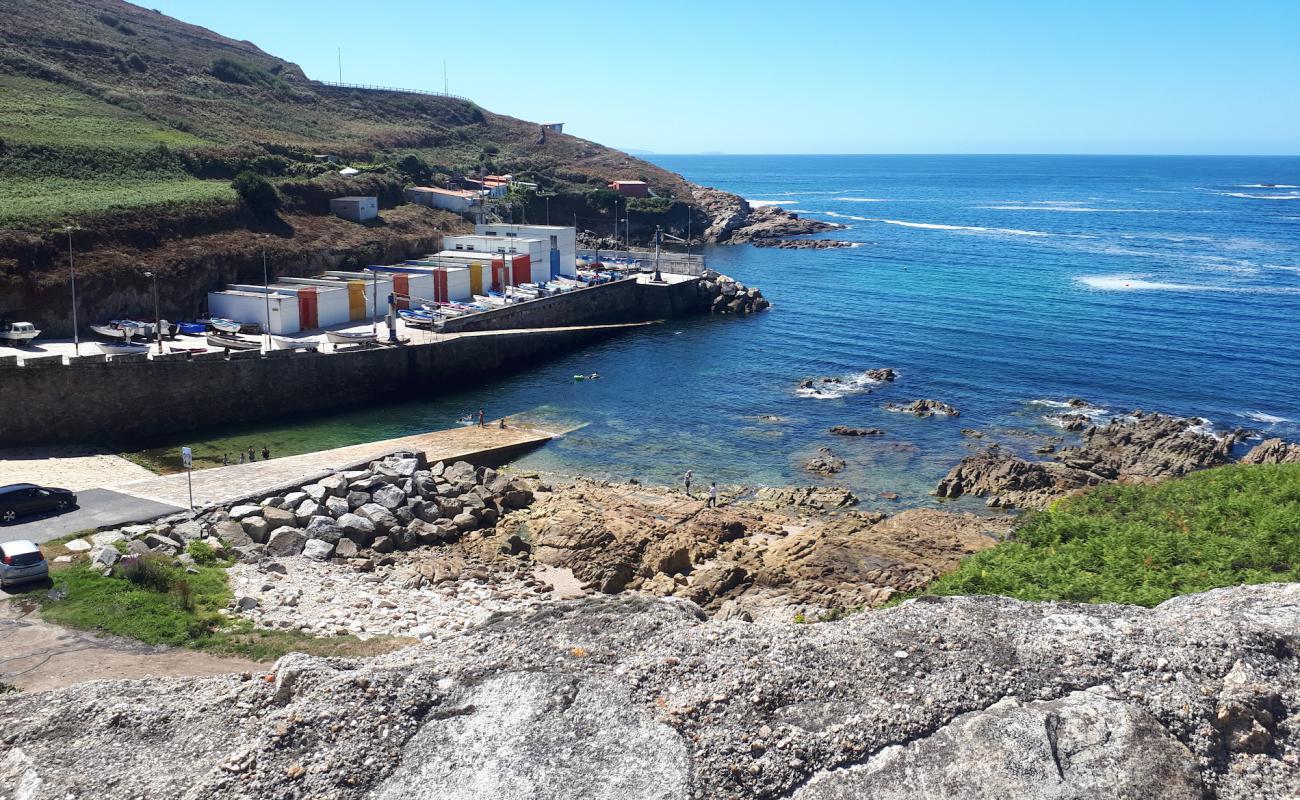 Cala do Portino'in fotoğrafı açık bej kum yüzey ile