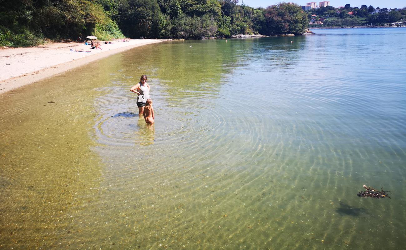 Praia do Olmo'in fotoğrafı açık bej kum yüzey ile