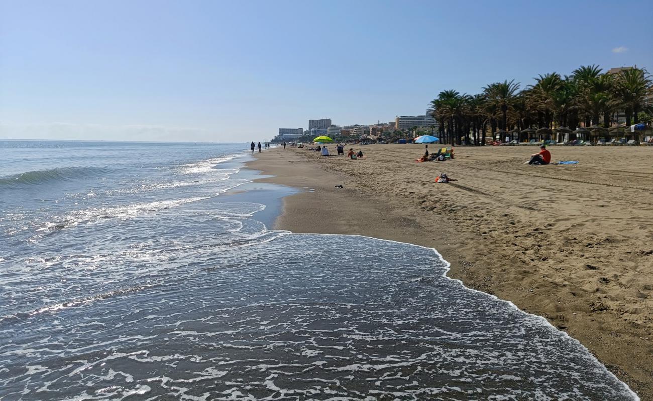 Playa de los Alamos'in fotoğrafı gri kum yüzey ile