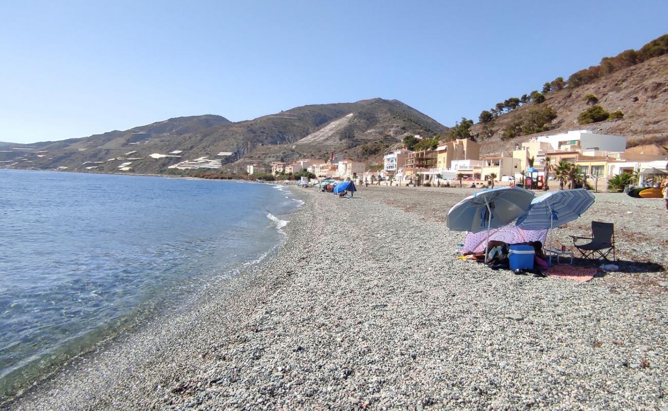 Playa San Patricio'in fotoğrafı küçük gri çakıllar yüzey ile