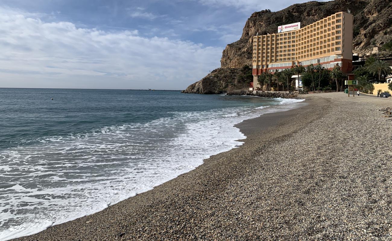 Playa del Palmer'in fotoğrafı gri ince çakıl taş yüzey ile