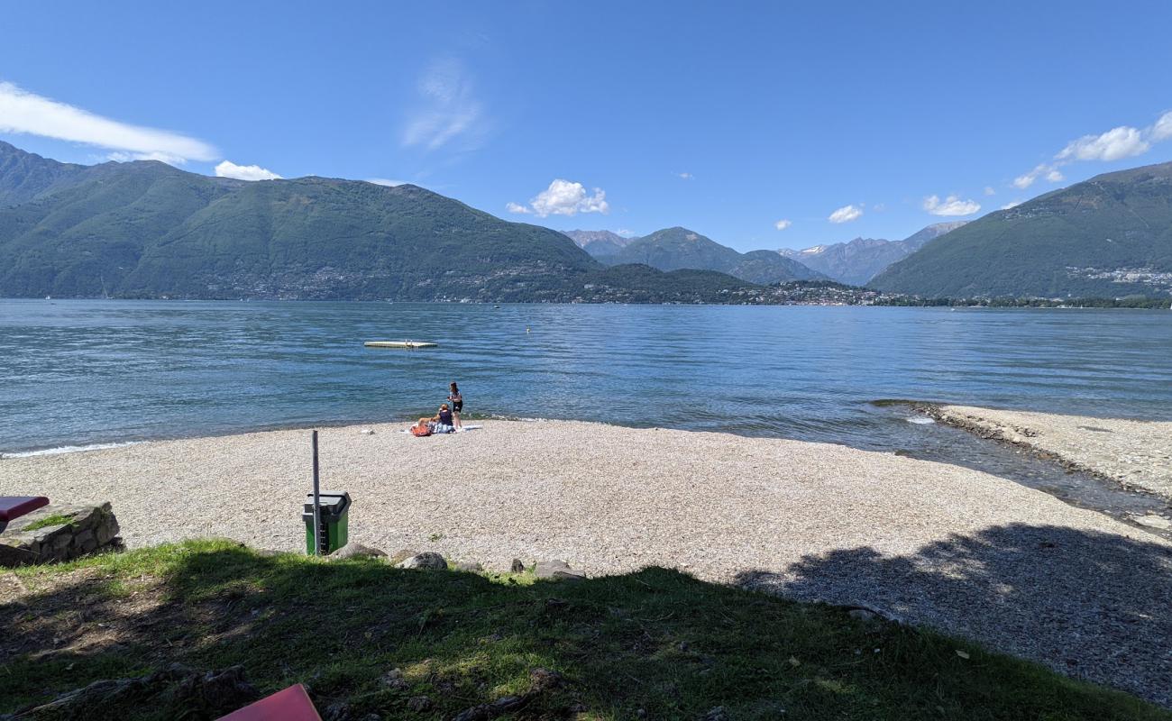 Bagno Spiaggia di Gerra Gambarogno'in fotoğrafı hafif çakıl yüzey ile