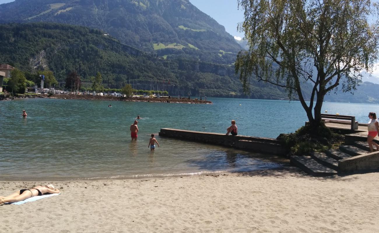 Hallenbad Lido'in fotoğrafı açık bej kum yüzey ile