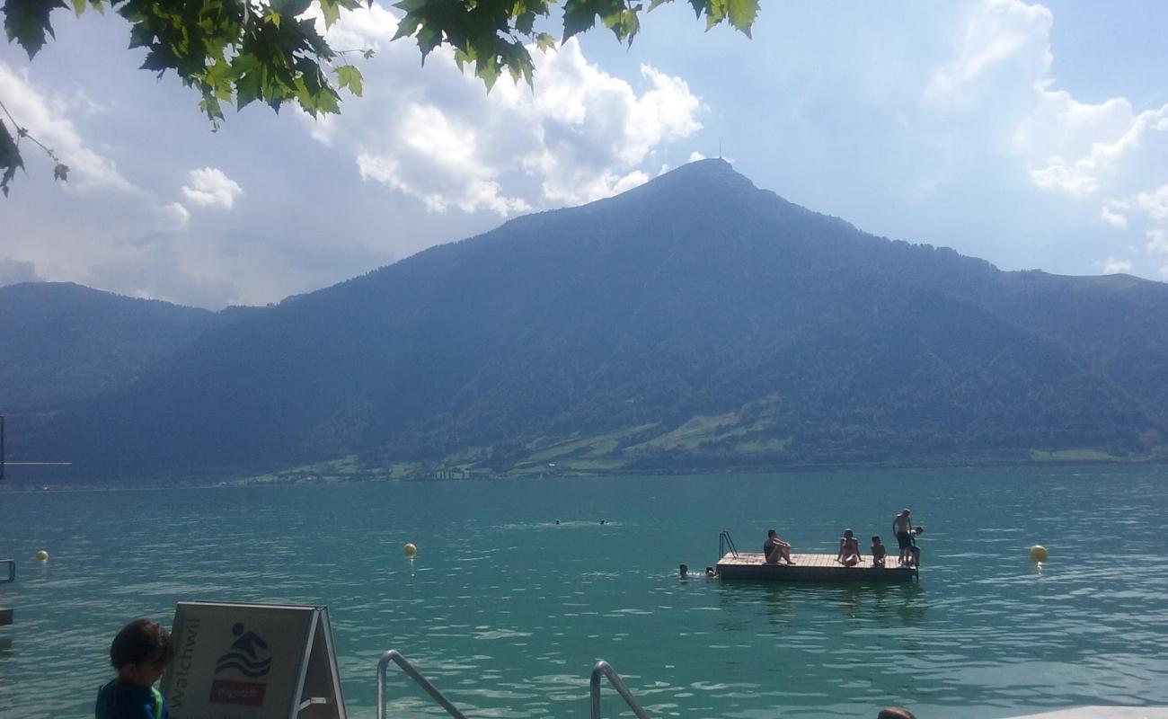 Seebad Walchwil'in fotoğrafı beton kaplı yüzey yüzey ile