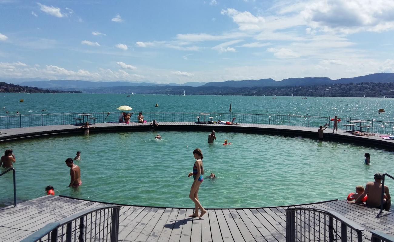 Strandbad Tiefenbrunnen'in fotoğrafı çim yüzey ile