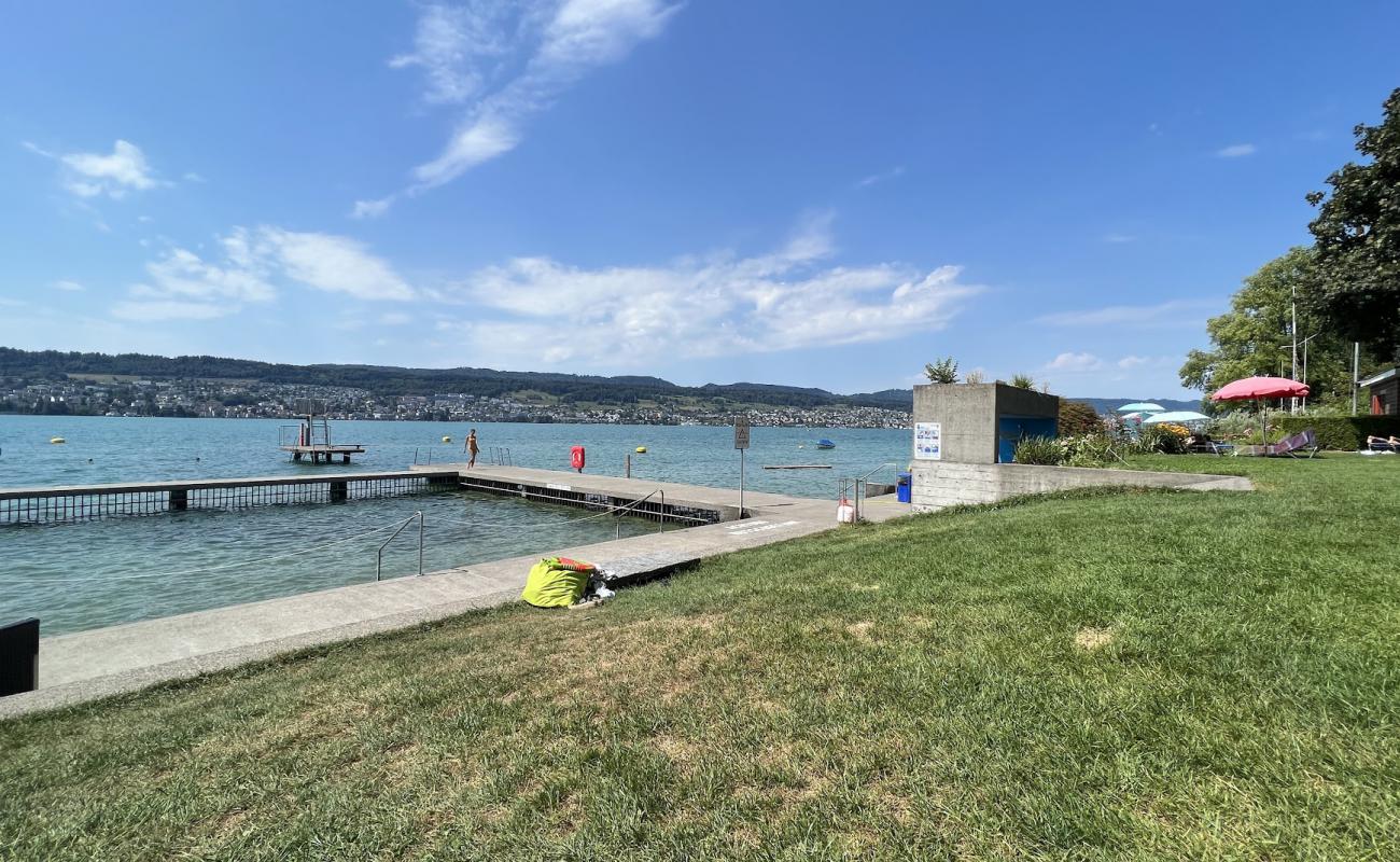 Strandbad Feldmeilen'in fotoğrafı beton kaplı yüzey yüzey ile