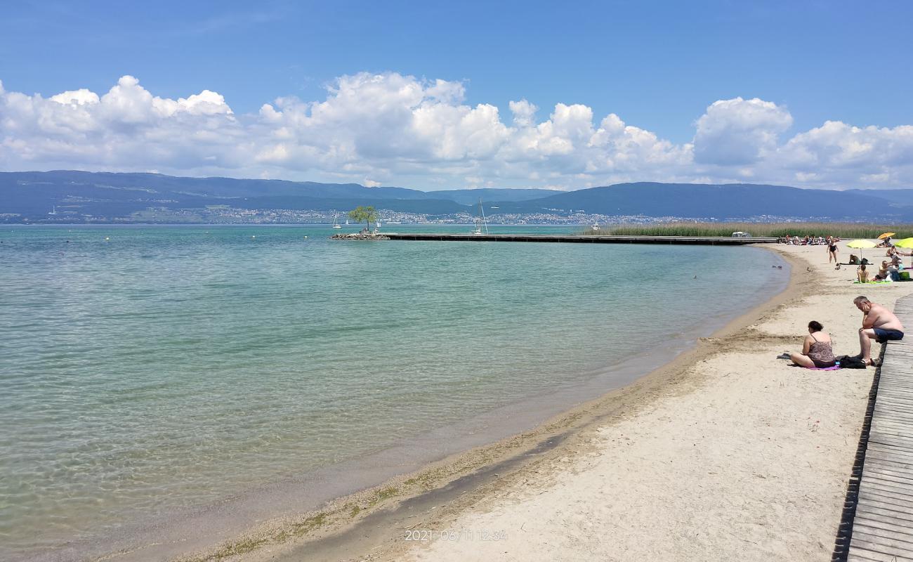 Gletterens plage'in fotoğrafı parlak kum yüzey ile