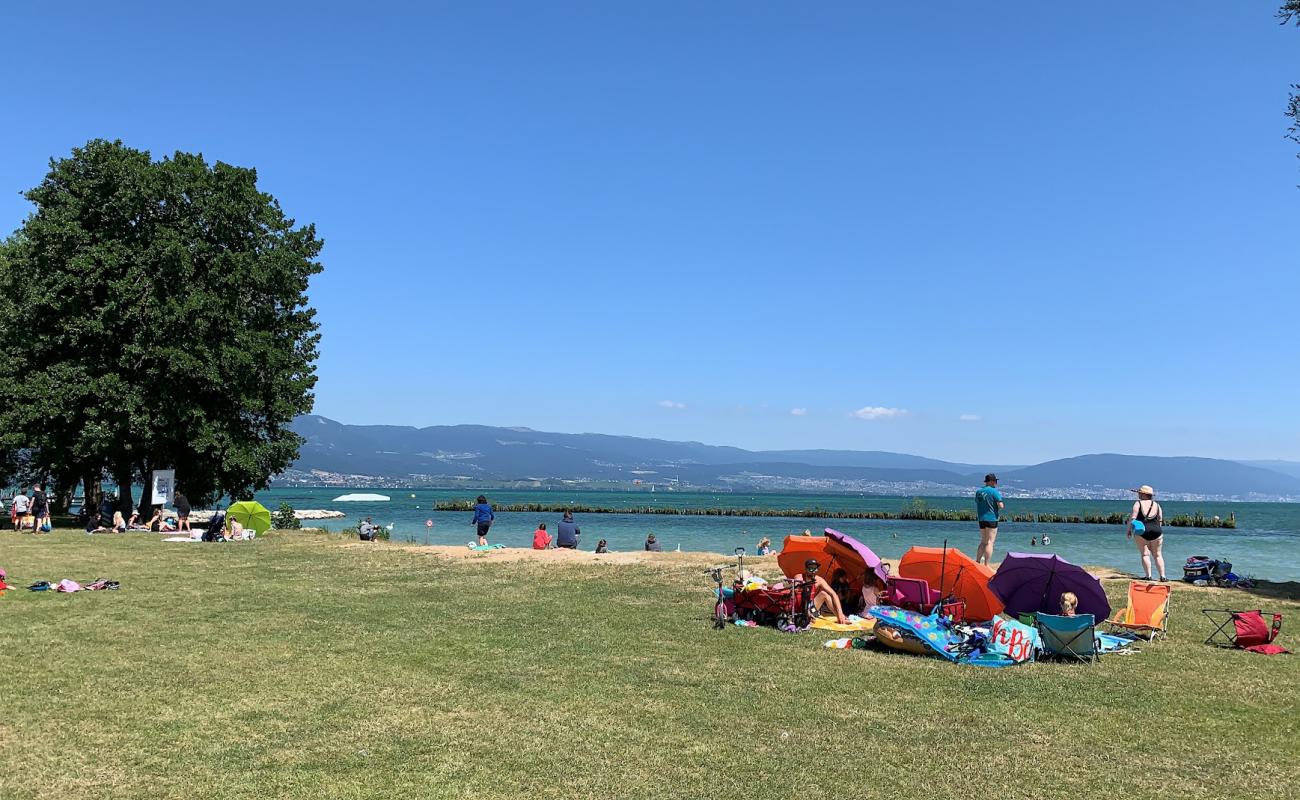 Plage publique Grande Gouille'in fotoğrafı açık bej kum yüzey ile