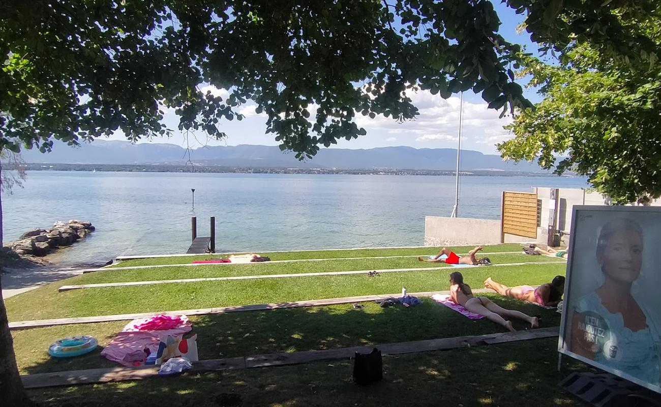 Plage des Courbes'in fotoğrafı çim yüzey ile
