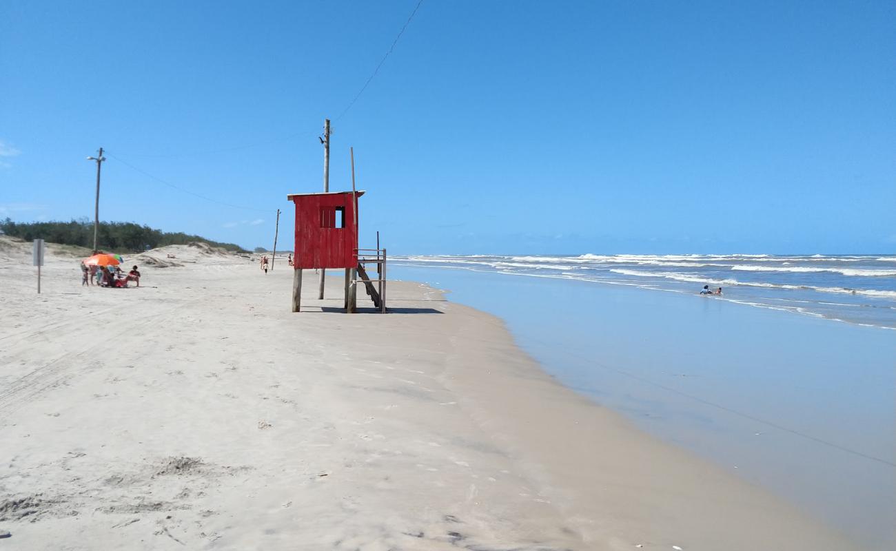 Balneario Mostardense Beach'in fotoğrafı i̇nce bej kum yüzey ile