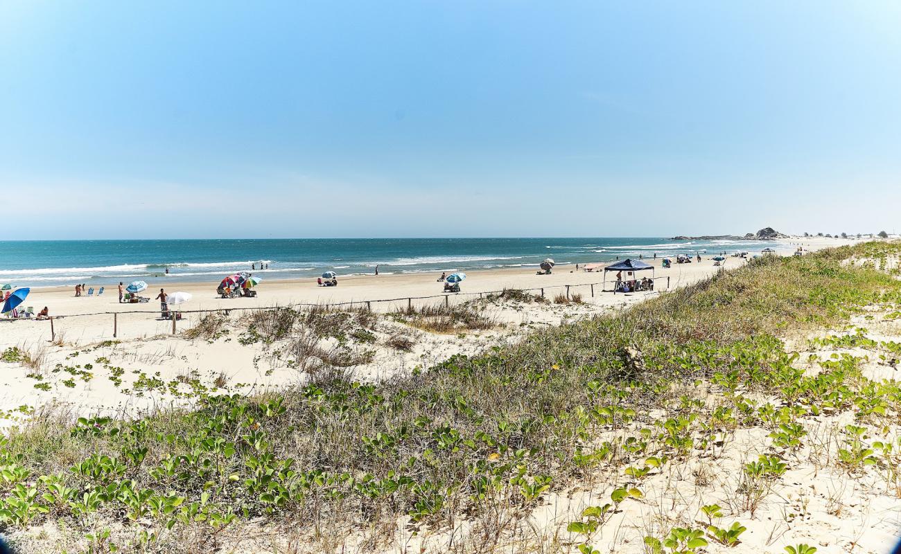 Praia do Cardoso'in fotoğrafı i̇nce bej kum yüzey ile