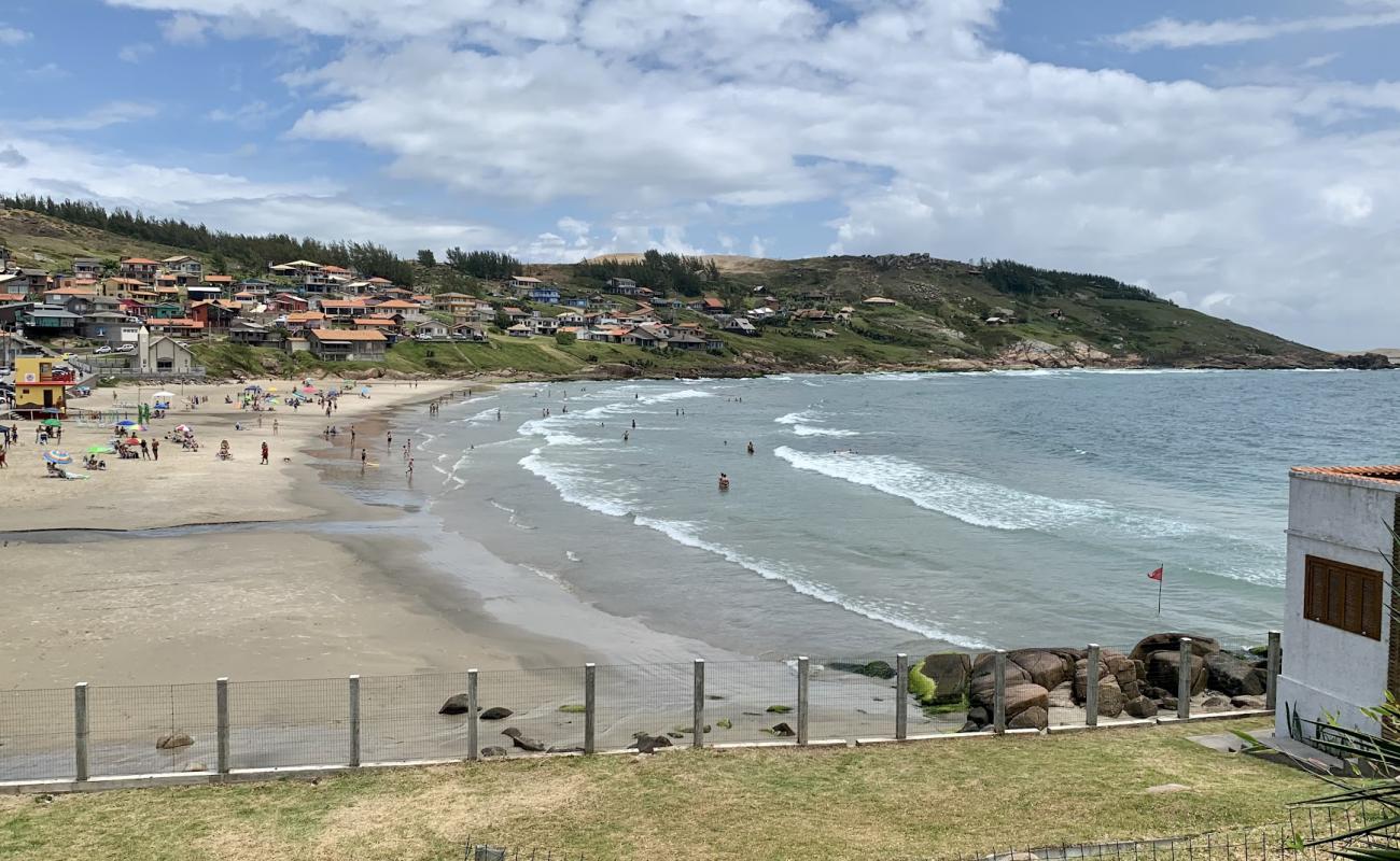 Praia do Farol de Santa Marta'in fotoğrafı i̇nce bej kum yüzey ile