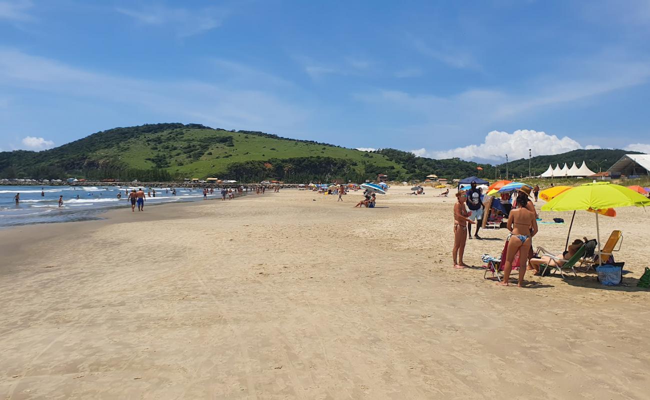 Praia do Mar Grosso'in fotoğrafı i̇nce bej kum yüzey ile