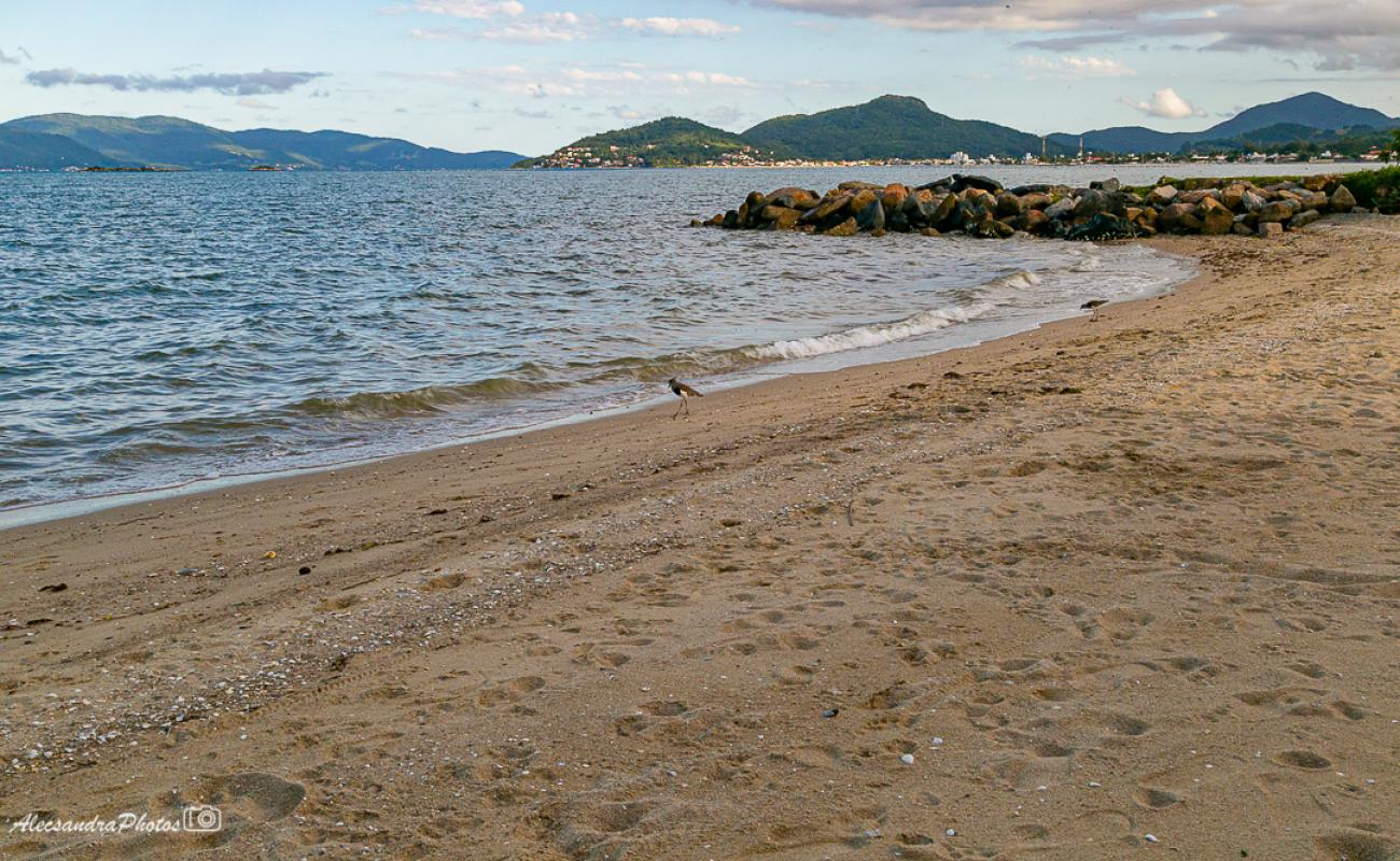 Praia de Pontal'in fotoğrafı parlak kum yüzey ile