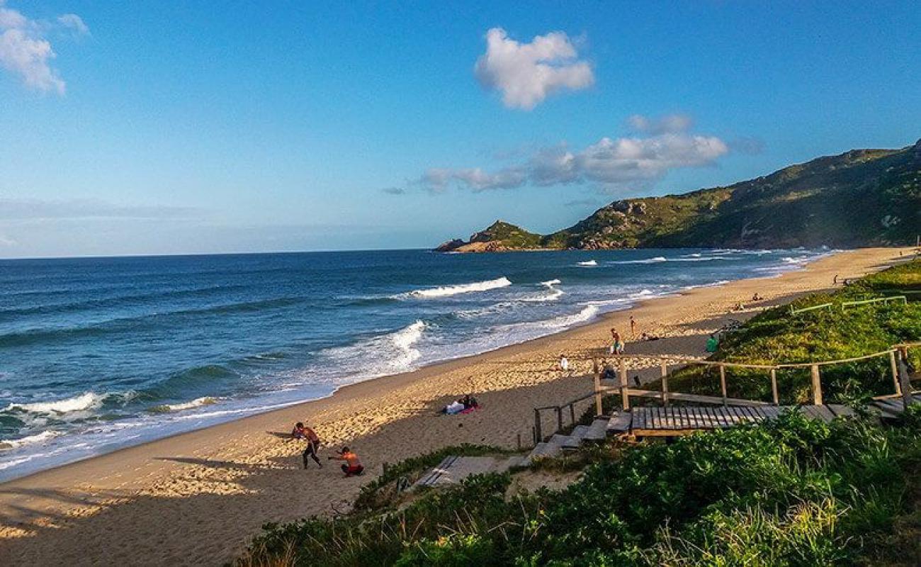 Praia Mole'in fotoğrafı i̇nce bej kum yüzey ile