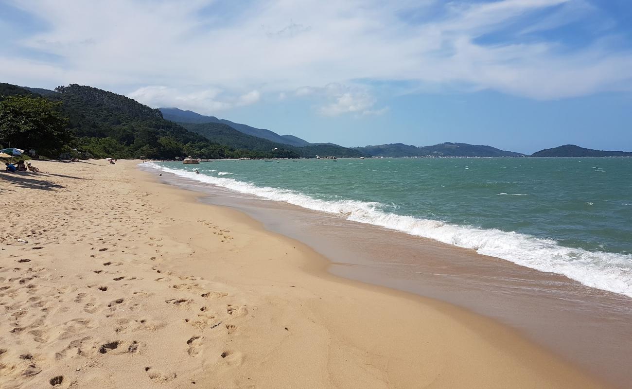 Praia dos Magalhaes'in fotoğrafı parlak kum yüzey ile