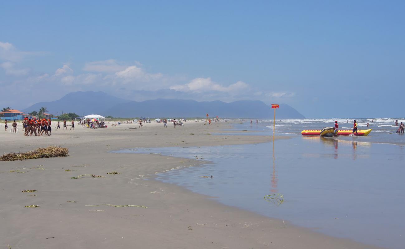 Barra do Ribeira Beach'in fotoğrafı i̇nce bej kum yüzey ile