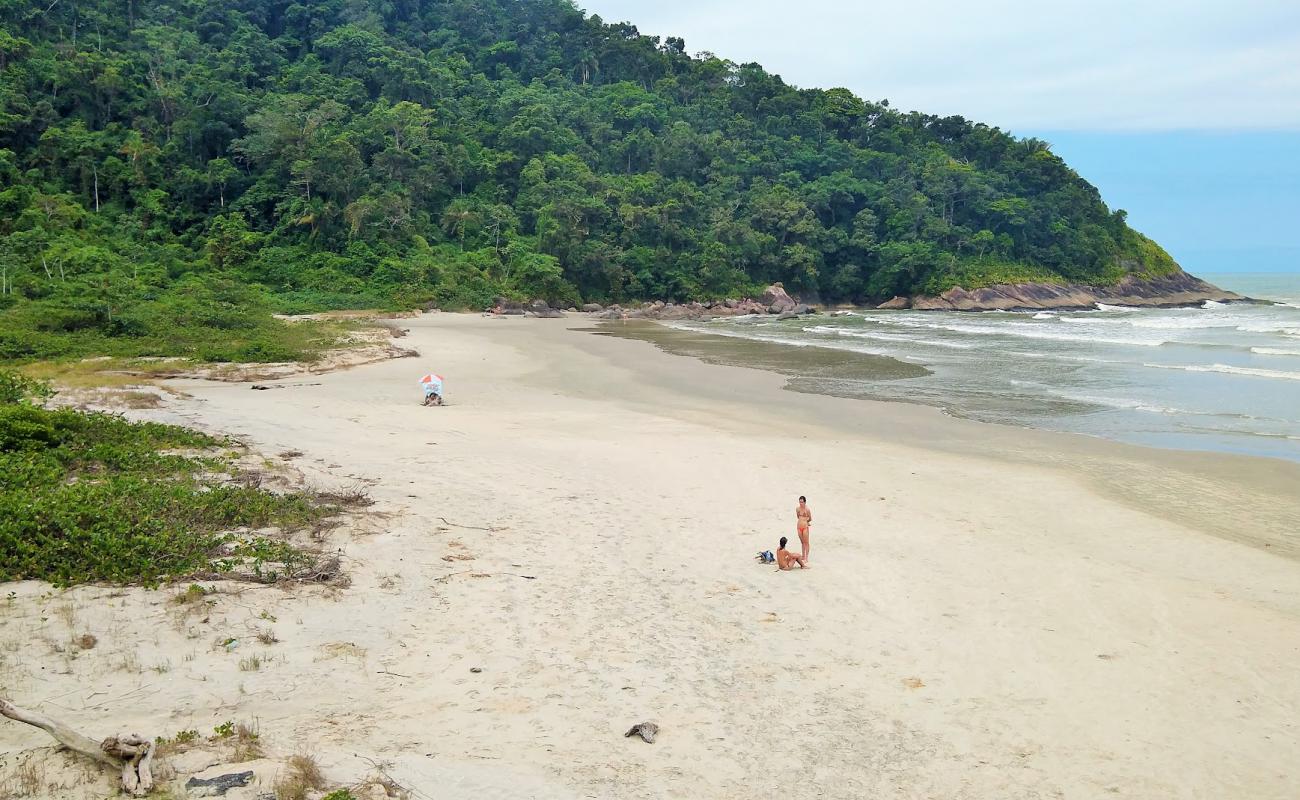 Desertinha Plajı'in fotoğrafı i̇nce bej kum yüzey ile