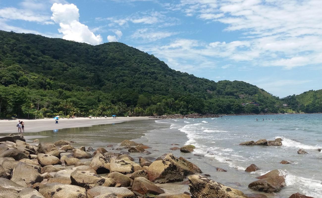 Preta da Costa do Sul Plajı'in fotoğrafı i̇nce bej kum yüzey ile