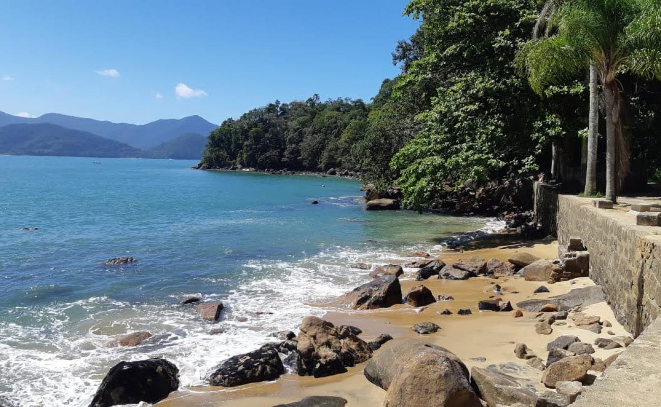 Prainha do Cais'in fotoğrafı parlak kum ve kayalar yüzey ile