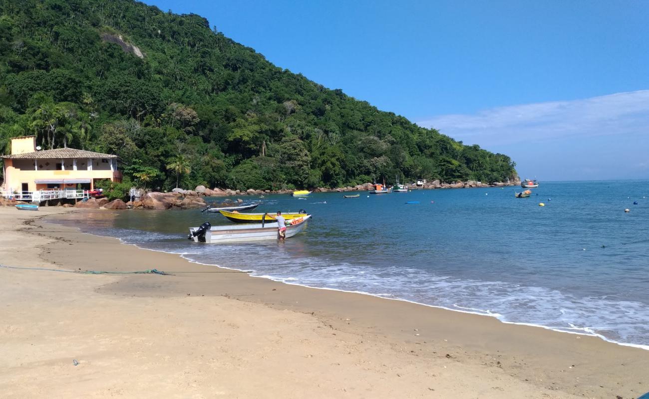 Praia de Picinguaba'in fotoğrafı açık bej kum yüzey ile