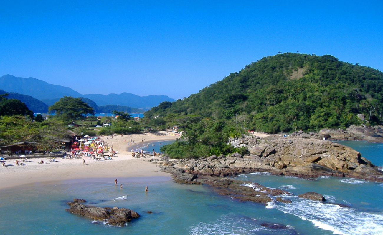 Praia do Cachadaco'in fotoğrafı parlak ince kum yüzey ile