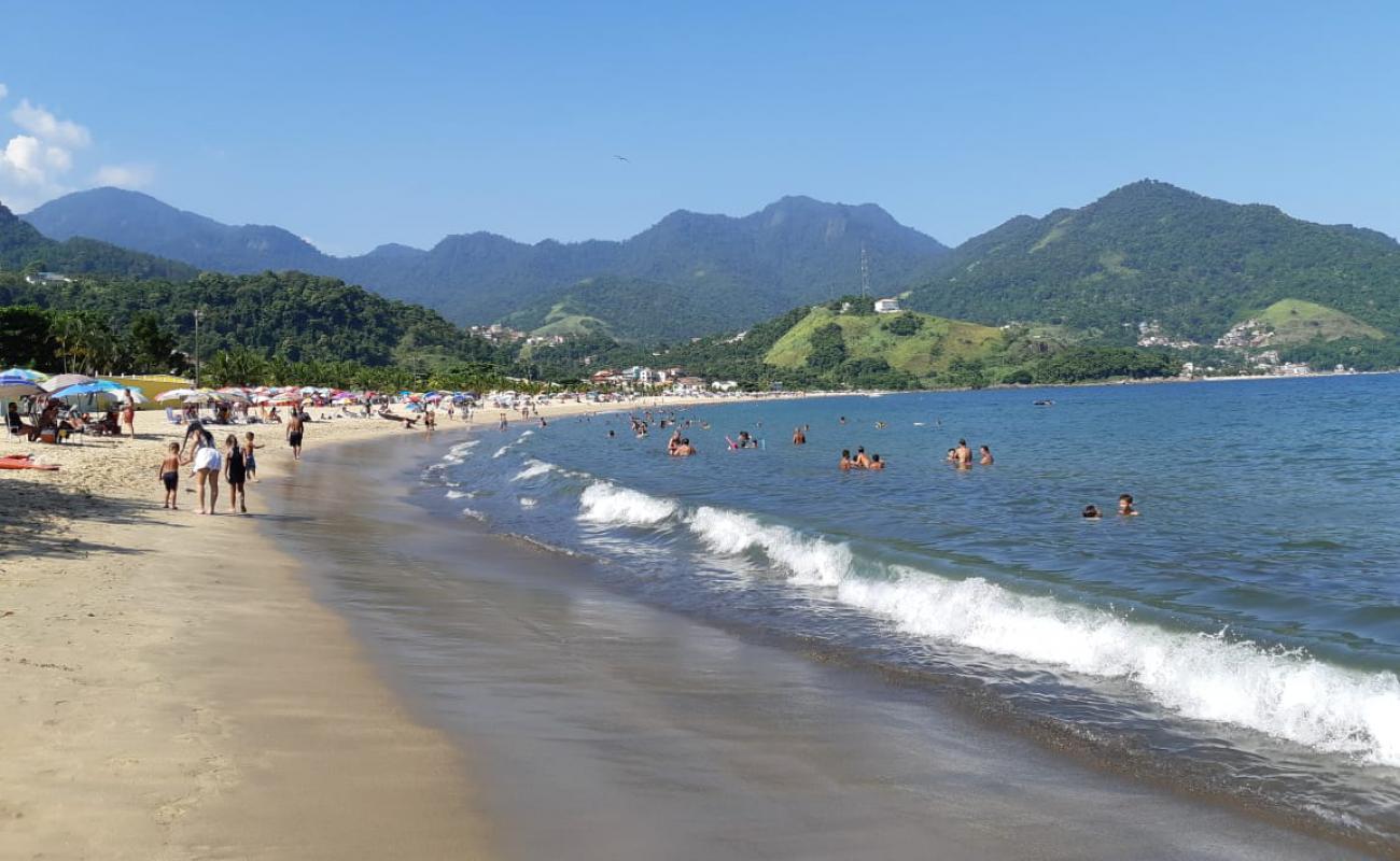 Garatucaia Plajı'in fotoğrafı parlak ince kum yüzey ile