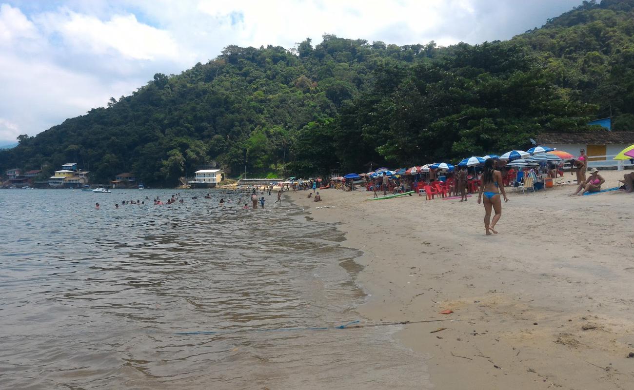 Cantinho da Bia Praia Grande'in fotoğrafı açık bej kum yüzey ile