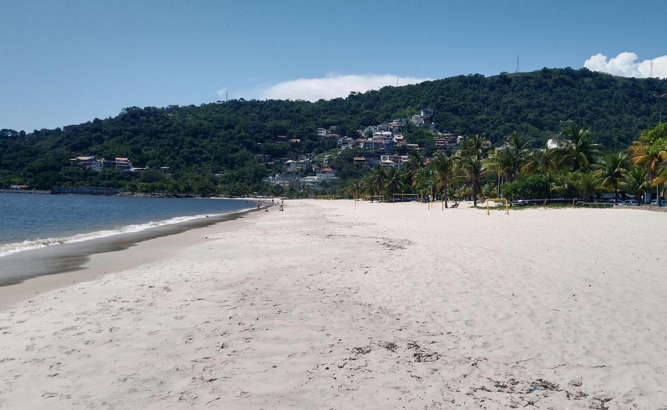 Praia de Sao Francisco'in fotoğrafı i̇nce bej kum yüzey ile