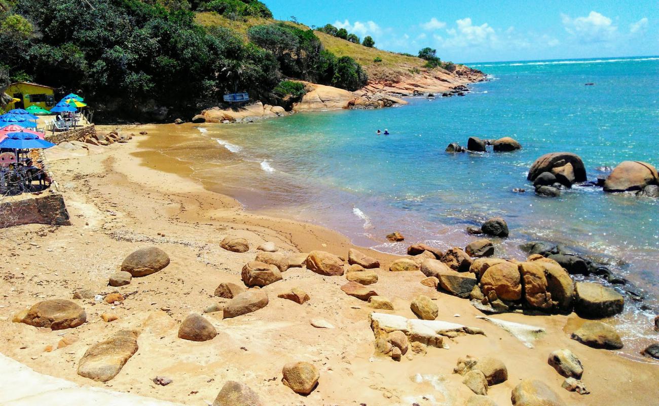 Praia do Paraiso'in fotoğrafı açık bej kum yüzey ile