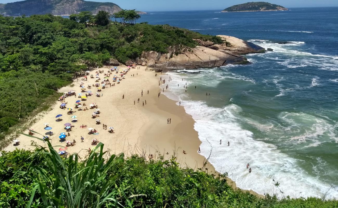 Sossego Plajı'in fotoğrafı parlak ince kum yüzey ile