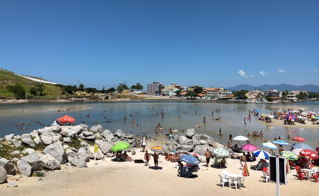 Praia da Barrinha'in fotoğrafı parlak ince kum yüzey ile