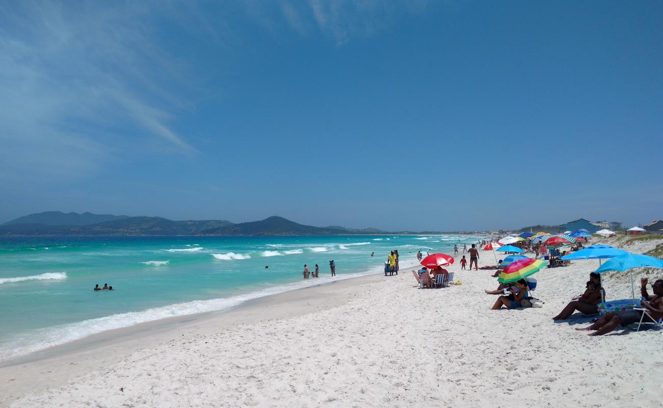 Praia do Foguete'in fotoğrafı beyaz ince kum yüzey ile