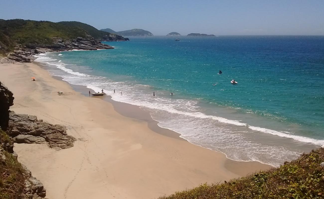 Praia Brava'in fotoğrafı açık bej kum yüzey ile