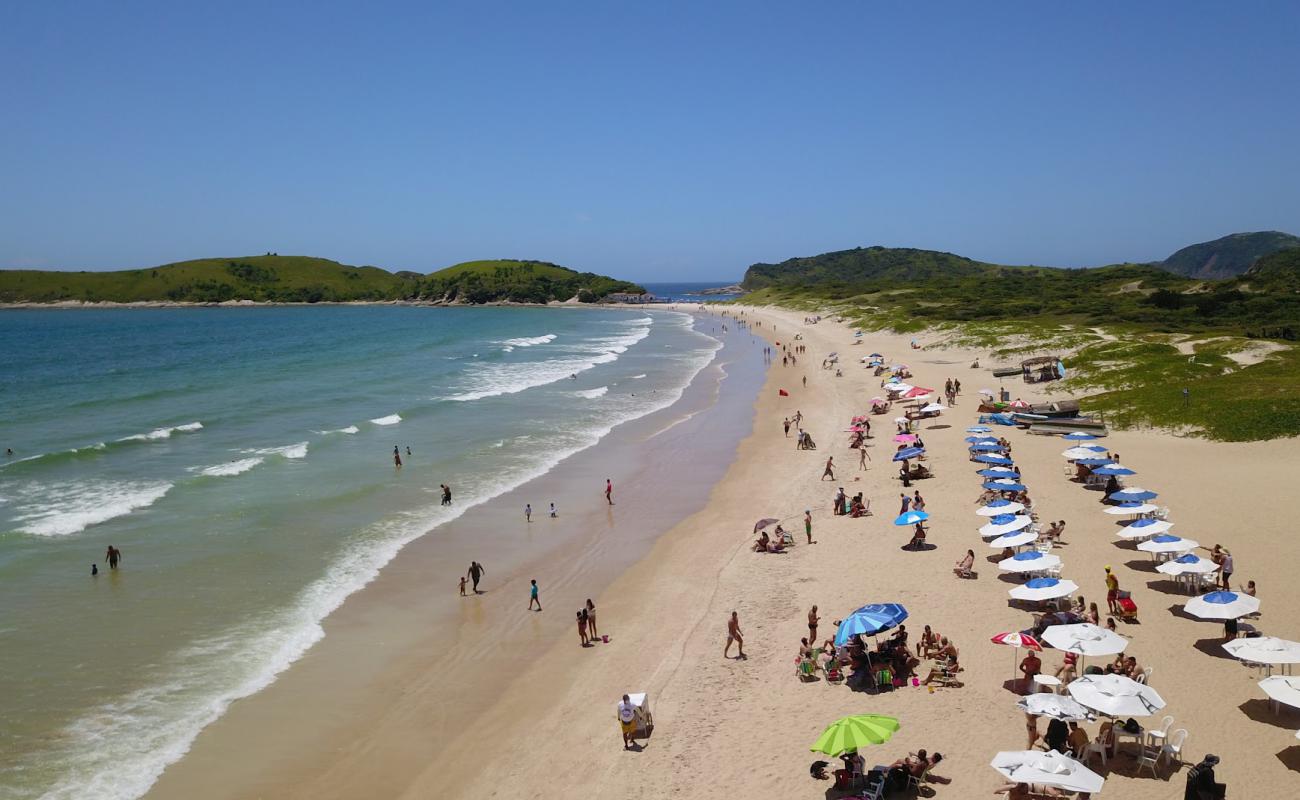 Praia Pero'in fotoğrafı i̇nce bej kum yüzey ile