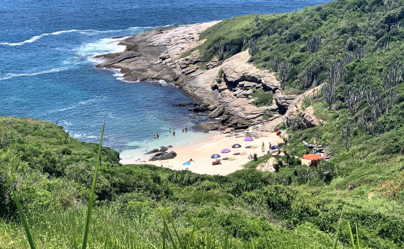 Praia Olho de Boi'in fotoğrafı açık bej kum yüzey ile
