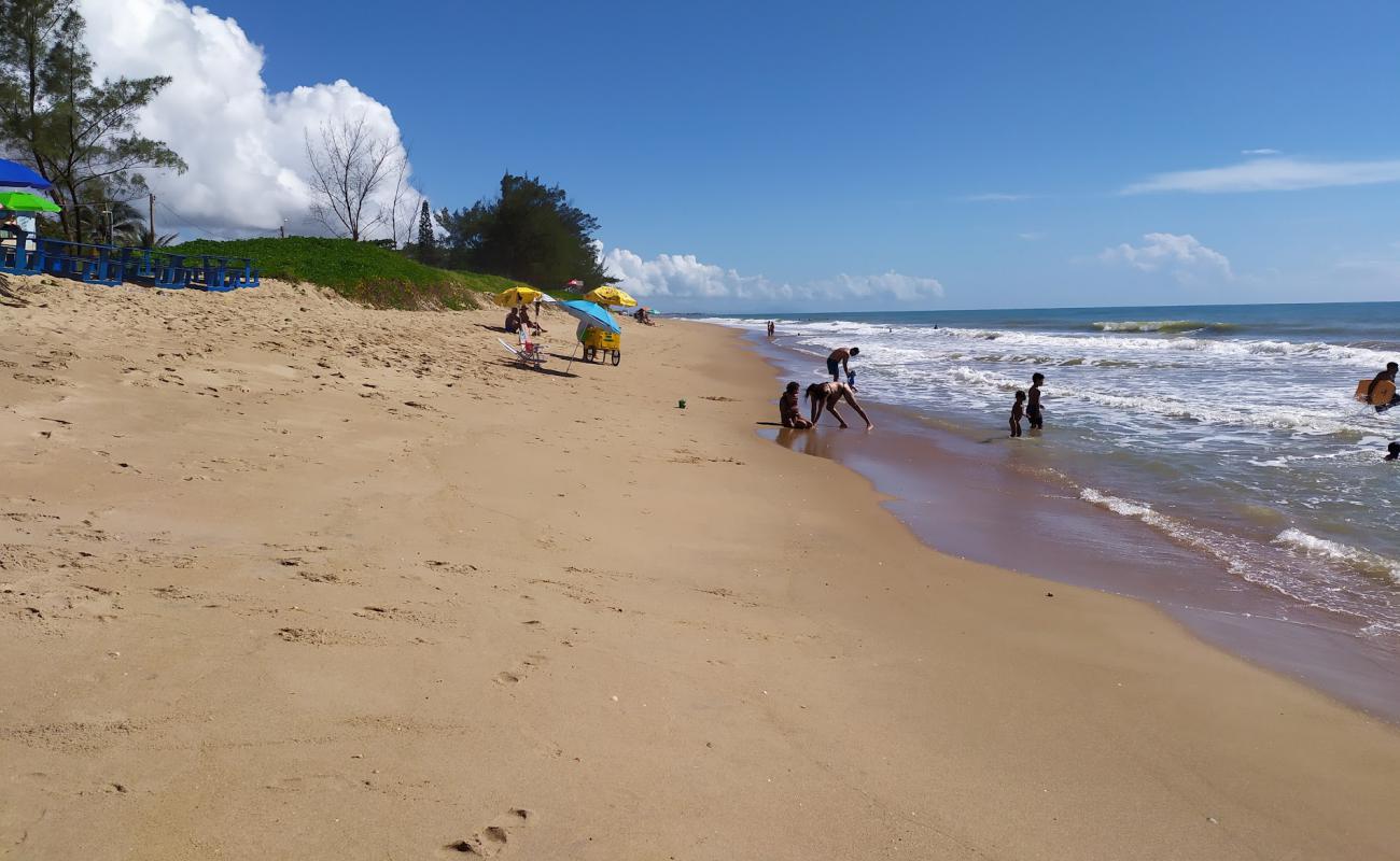 Lagoa Dantas Plajı'in fotoğrafı i̇nce bej kum yüzey ile