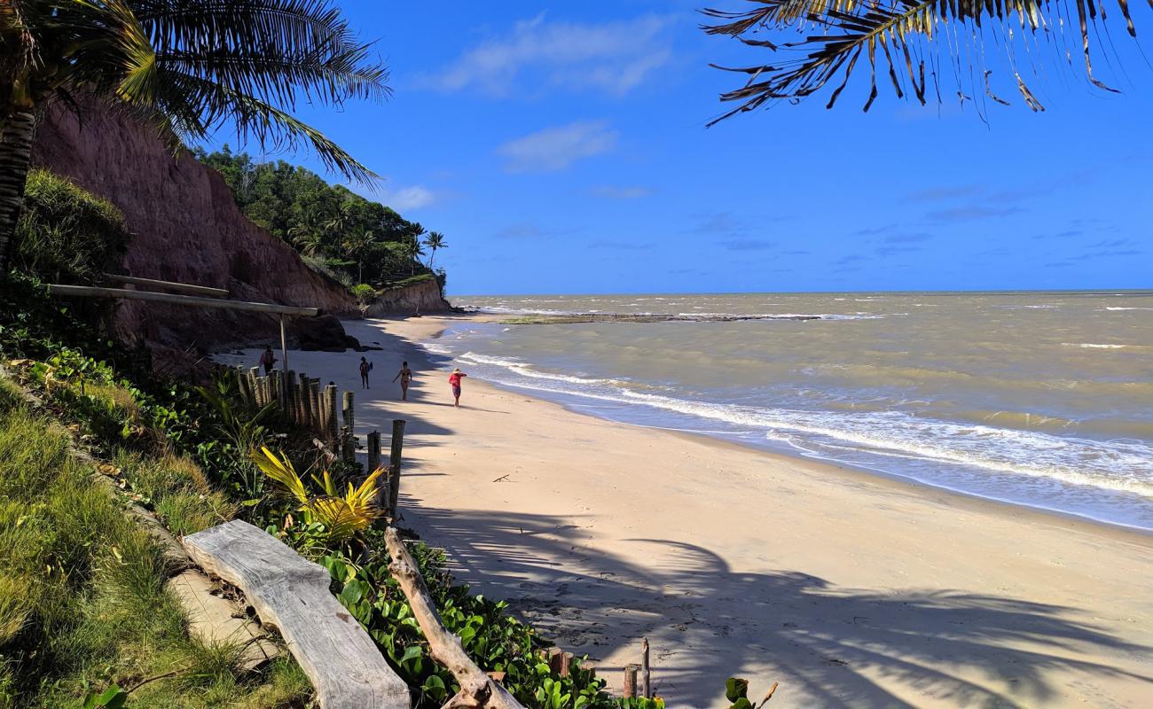Praia Da Paixao'in fotoğrafı açık bej kum yüzey ile