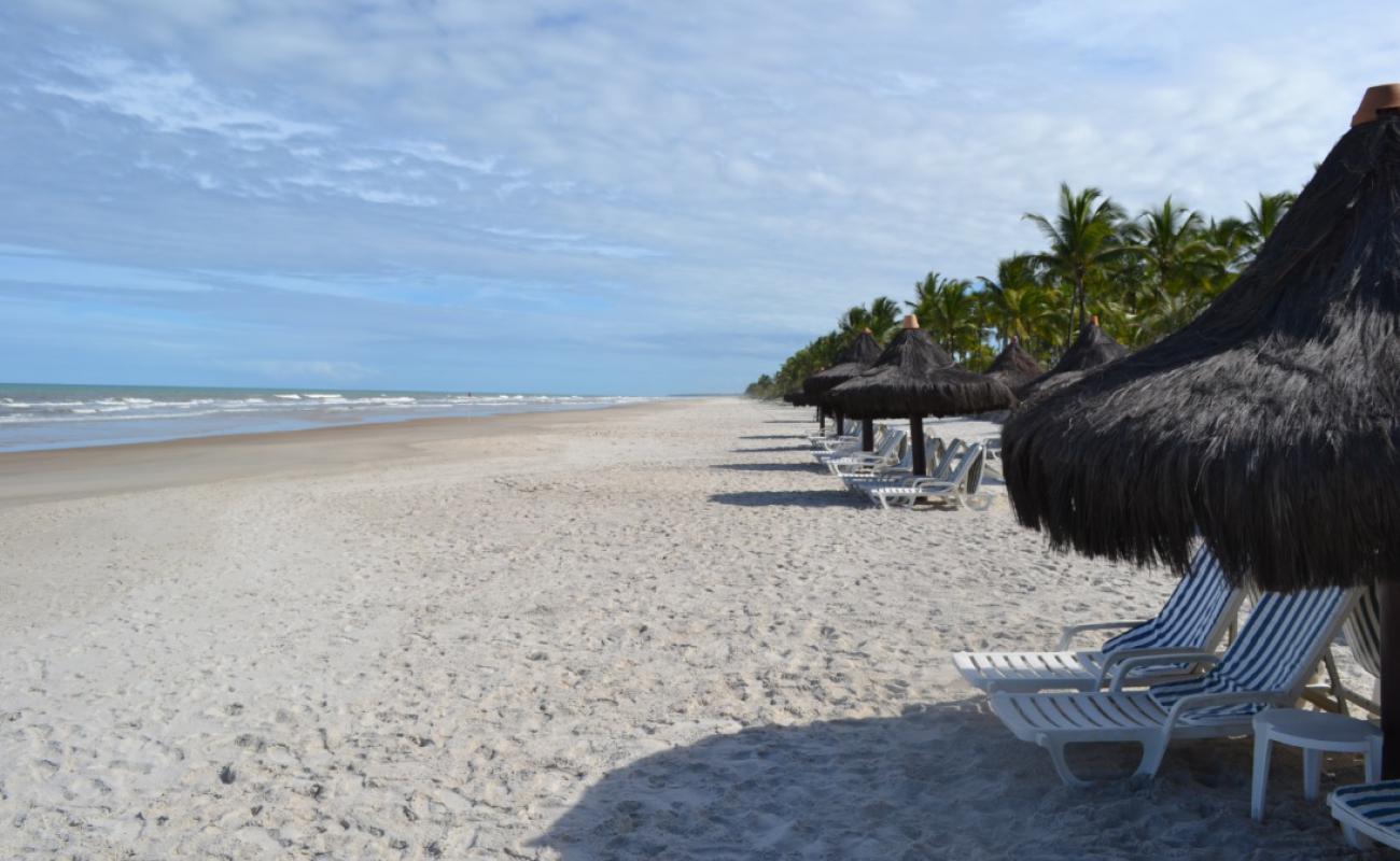 Praia da ilha de Comandatuba'in fotoğrafı parlak ince kum yüzey ile