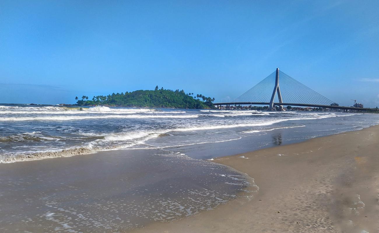Praia da Avenida'in fotoğrafı i̇nce bej kum yüzey ile