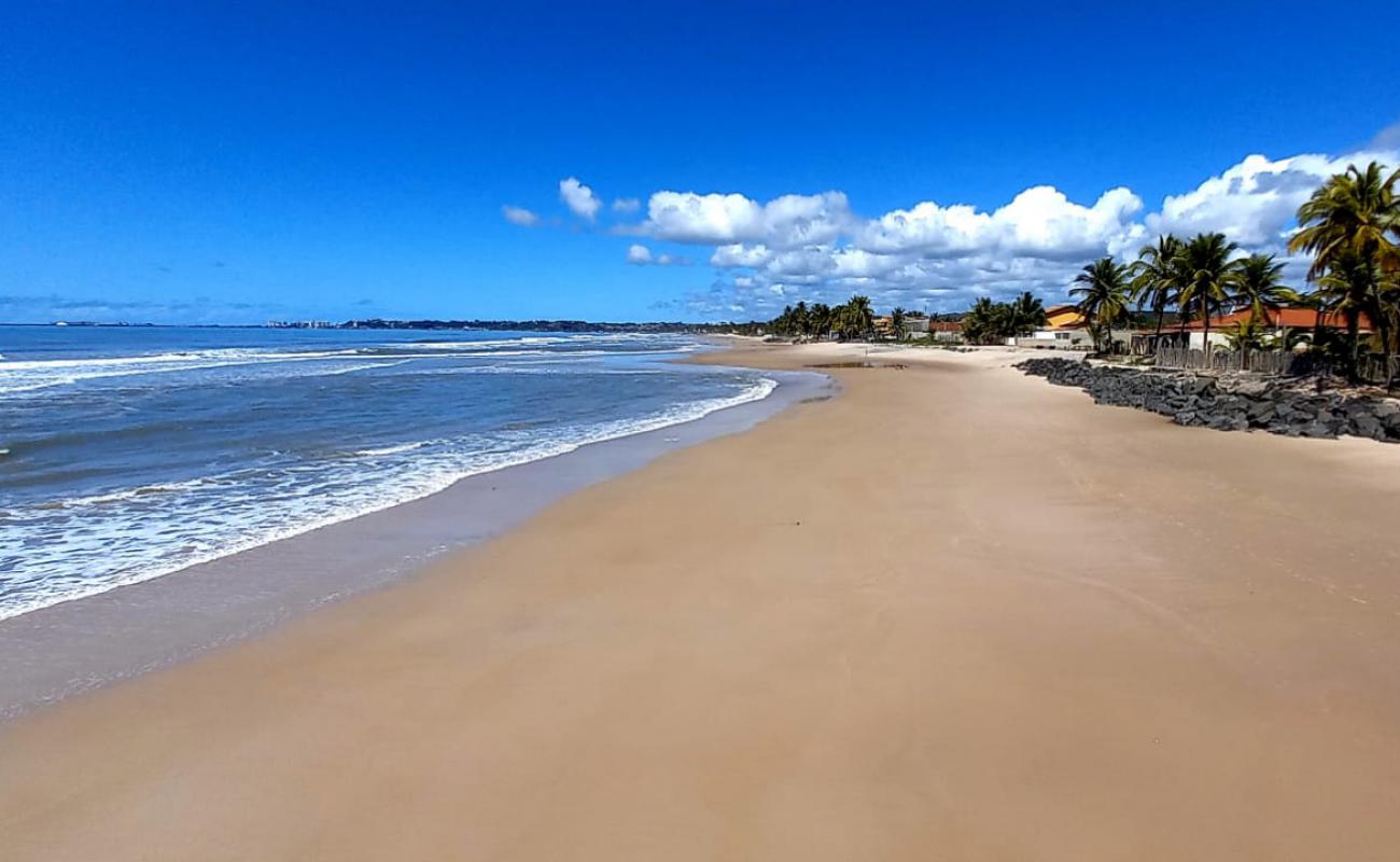 Praia do Norte'in fotoğrafı parlak ince kum yüzey ile