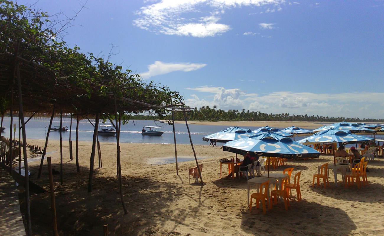 Boca da Barra Plajı'in fotoğrafı parlak kum yüzey ile