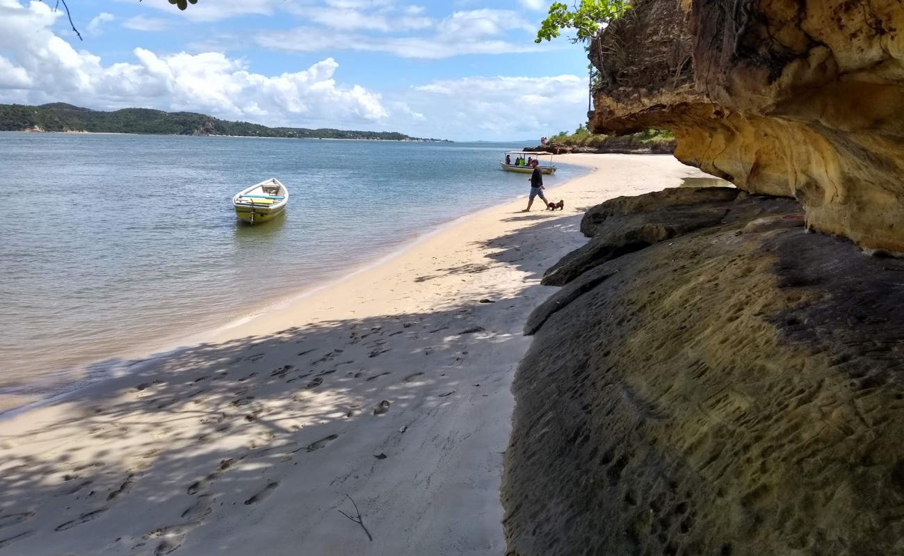 Praia da Pedra Mole'in fotoğrafı i̇nce bej kum yüzey ile