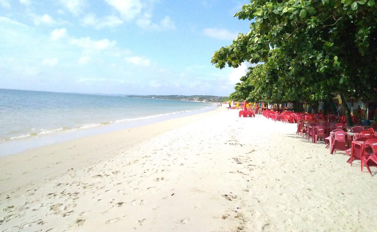 Praia de Cabucu'in fotoğrafı i̇nce bej kum yüzey ile