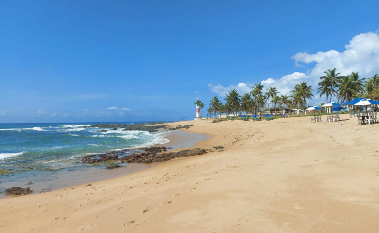 Praia Farol de Itapua'in fotoğrafı parlak kum yüzey ile