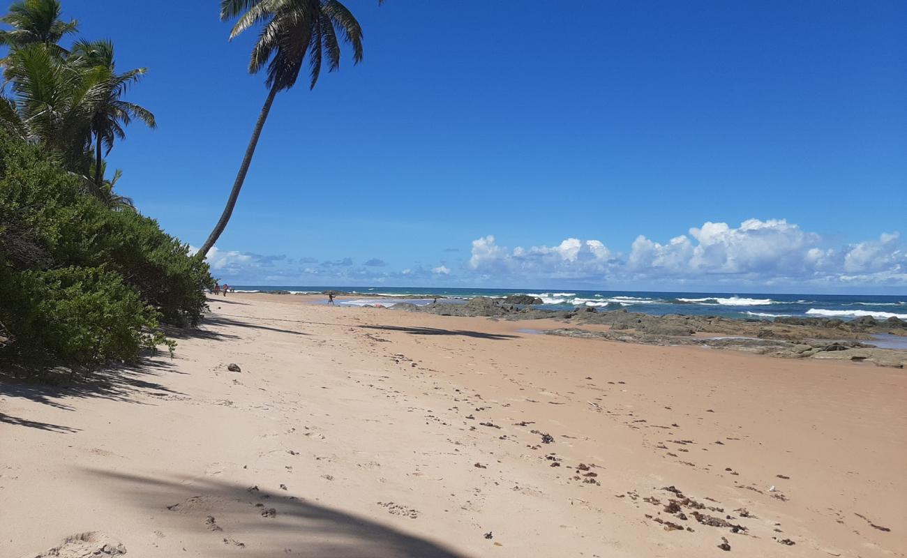 Praia de Busca Vida'in fotoğrafı açık bej kum yüzey ile