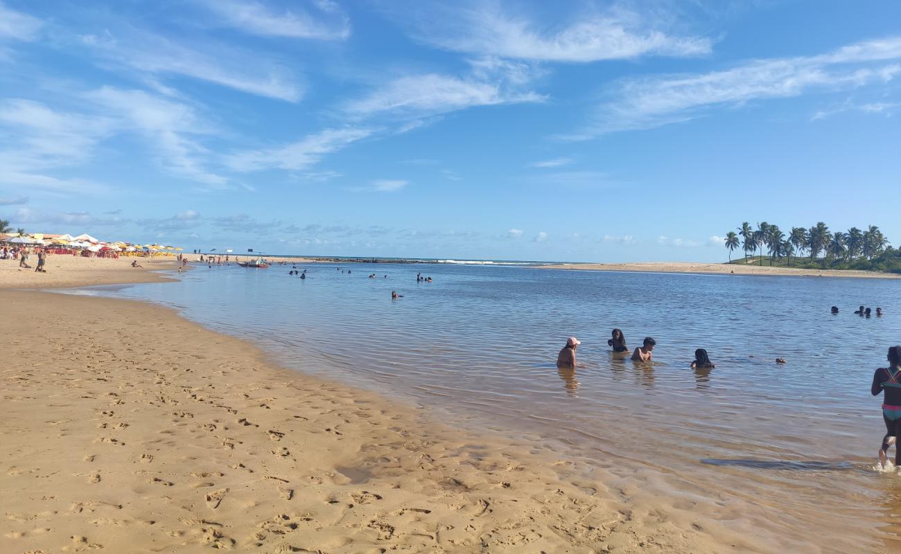 Praia da Barra'in fotoğrafı açık bej kum yüzey ile