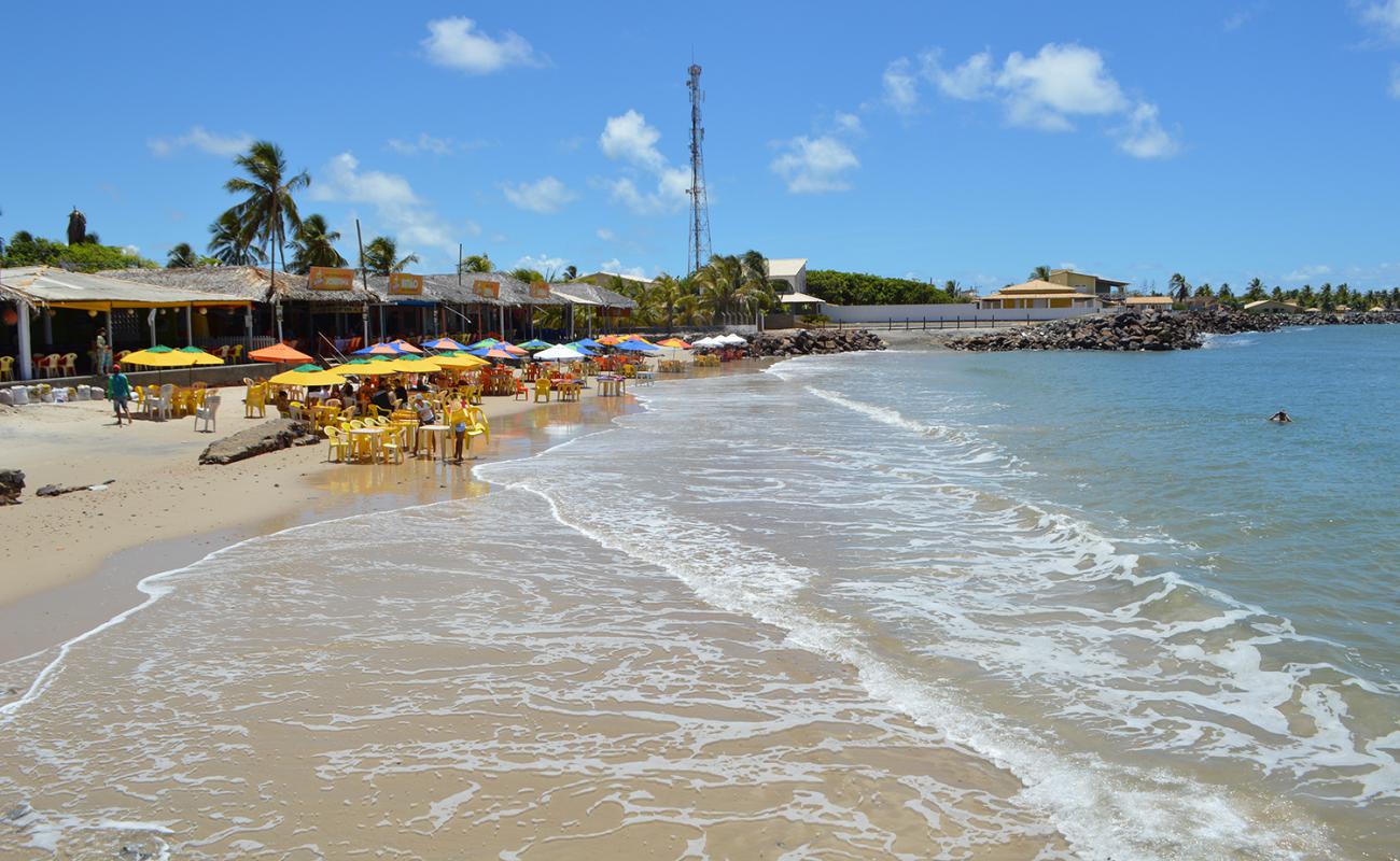 Praia do Saco'in fotoğrafı parlak ince kum yüzey ile